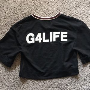 Mesh crop top by Rihanna "G4LIFE"